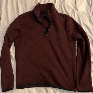 Jcrew Sweater fleece half zip Small